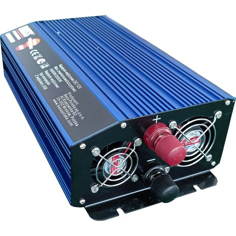Convertisseur de tension 12 V → 230 V 1000/2000 W sinusoïdal pur (1/4)