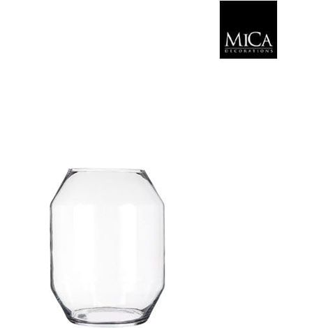 Mica Glasvase Dali transparent 25 x Ø 19 cm Glasvase