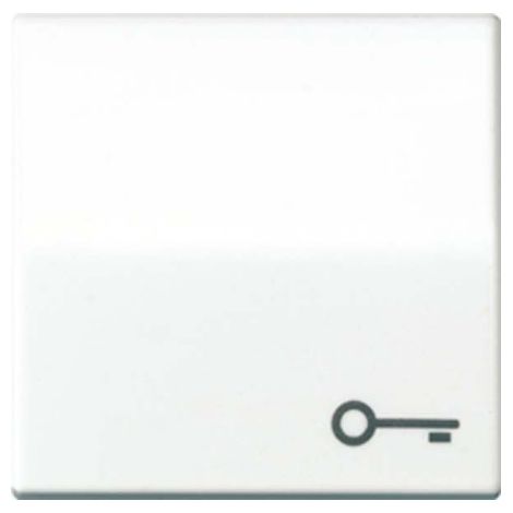 Jung Tasto basculante 1 posto, simbolo porta, duroplastico, serie AS, bianco AS 591 T