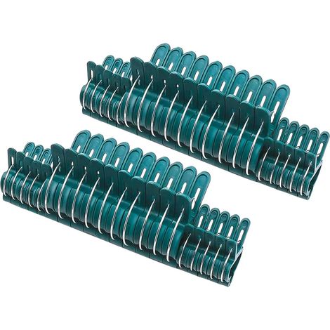 Clips de support pour plantes, lot de 40 clips de jardin réutilisables pour plantes et fleurs, soutiennent les plantes grimpantes, les tiges et les branches - Compatibles avec les tuteurs en bambou (1/5)