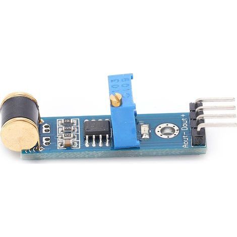 Module de capteur 4 broches 801S pour vibrations et chocs, sensibilité réglable, carte de sortie de signal CC 3-5 V (1/5)