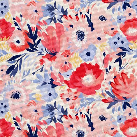 Tela decorativa para exteriores Oxford - Flores - DX3041 (1/5)