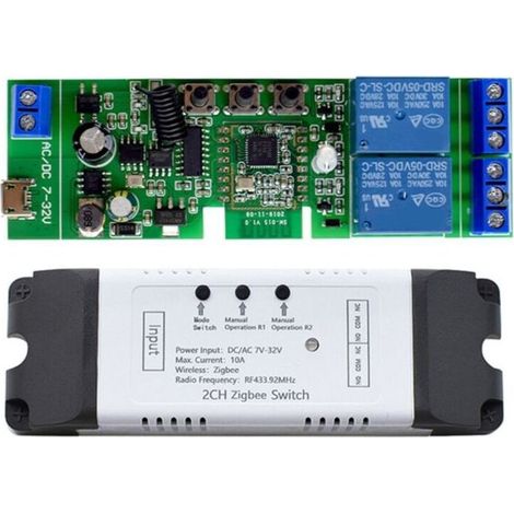 Contrôleur de moteur d'actionneur linéaire électrique Wi-Fi Tuya Zigbee à 2 canaux