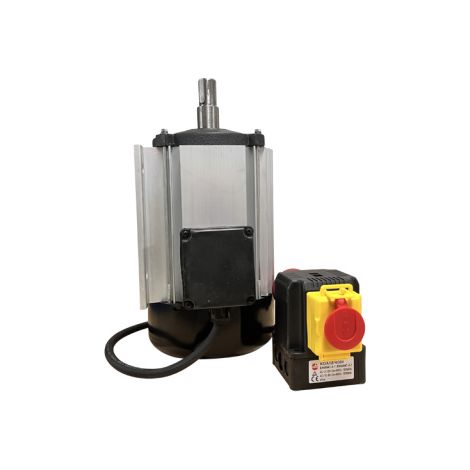 Ersatzmotor Industriemotor 5,2 kW mit KEDU KOA12 400V 12A mit Not-Aus Funktion und Steckkombination (1/5)