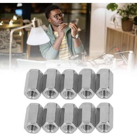 Sechskant-Verbindungsmutter M81,25-13-L24 mm aus Edelstahl 304 (1/5)
