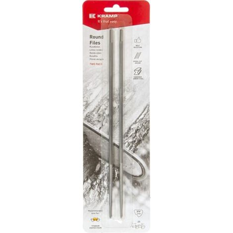 Rundfeile in Blisterverpackung 2-teilig 3/16" 4,8mm UNIVERSAL 3162FKR