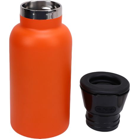 Botella de agua magnética recargable con Bluetooth, fabricada en acero inoxidable 304 con función de audio, resistente al agua (IP65), ideal para deportes, oficina, viajes y actividades al aire libre, (1/5)