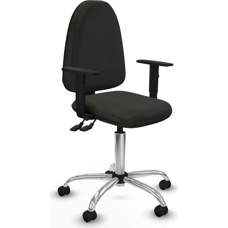 Piqueras y Crespo Bali Silla de Oficina Negra Ergonómica (1/3)