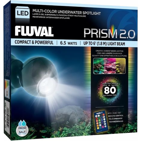 Fluval Prism 2.0 lampe aquarium RGB étanche IP68 (1/2)