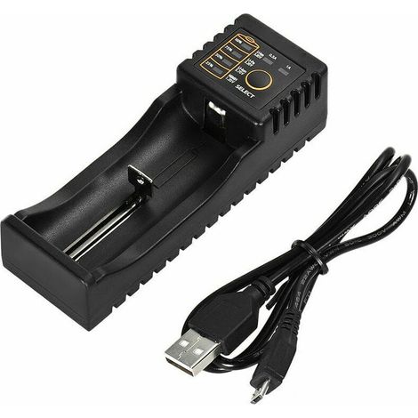 Ladegerät für 1,2 V/3,7 V/3,2 V/3,85 V Aa/Aaa 18650/18350/10440/14500/16340 Lithium-Nimh-Akkus FLITI (1/4)