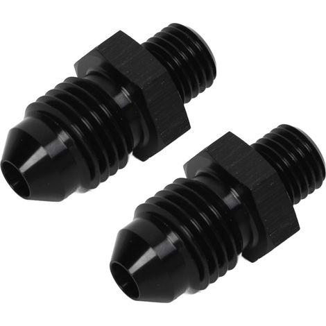 paire d'adaptateurs AN4 vers M8 pour refroidisseur d'huile, raccord universel noir pour tuyau de refroidisseur de voiture (1/5)
