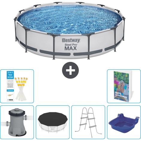 Bestway Piscina Bestway Steel Pro MAX Rotonda - 366x76 cm - 7-pezzi S314 (1/5)