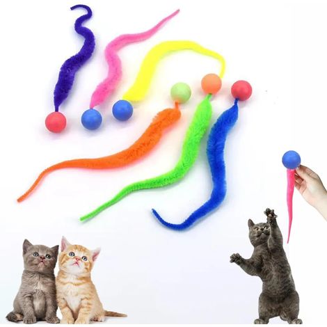 Balle à bascule pour chat, jouet interactif oscillant, boule sautillante amusante pour félin, lot de 1, jeu ludique pour chat, balle rebondissante, jouet pour chat à mouvement aléatoire. (1/4)
