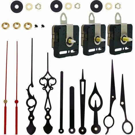 Quartz clock movement, battery-powered clock mechanisms, wall clock mechanism, motor replacement parts, DIY repair parts, shaft clock mechanism (1/5)