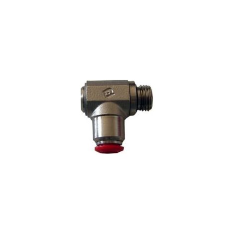RACCORDO RAPIDO ATTACCO MASCHIO A L 1/4"X8 GIREVOLE PER TUBO ARIA (11071)