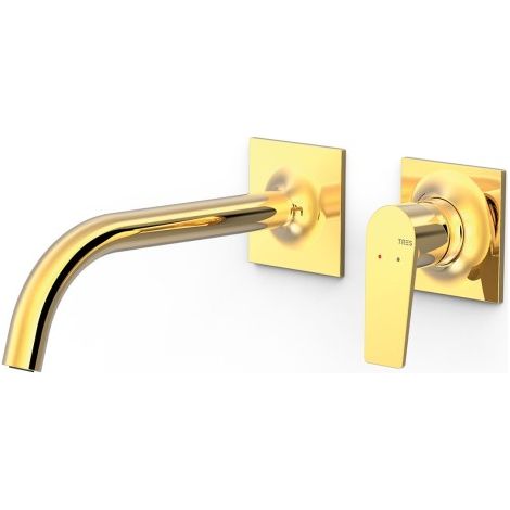 Pièce apparente pour élément encastré de lavabo Project Or 24K - TRES 22130002OR