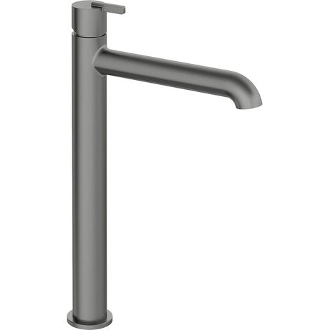 Waschbeckenarmatur für Aufsatzbecken, 34,4cm hoch, titaniumfarben, SILIA-30 (1/4)