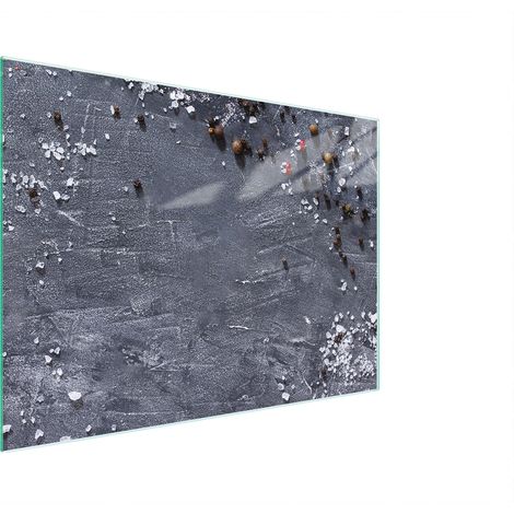 TAGLIERE IN VETRO 30x22 ARDESIA (1/5)
