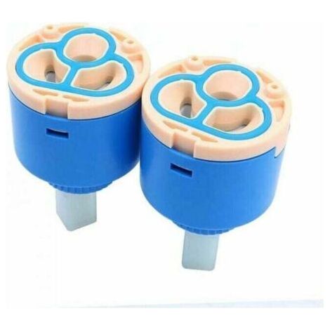 Cartouche de remplacement en céramique pour robinet mitigeur d'eau de cuisine, 2 pièces, 35mm