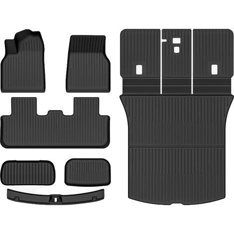 Autofußmatten, verschleißfest, wasserdicht, 7-teiliges Set (1/2)