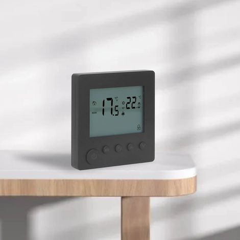 Thermostat de chauffe-eau/chaudière haute performance à économie d'énergie avec fonction mémoire, thermostat intelligent à bouton AC90V-240V, parfaitement adapté aux maisons, bureaux, centres commerci (1/5)