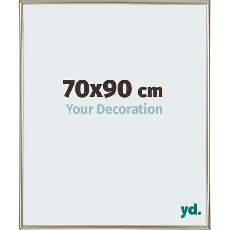 yd. - Cadre photo 70x90 - Champagne - Plastique - Annecy