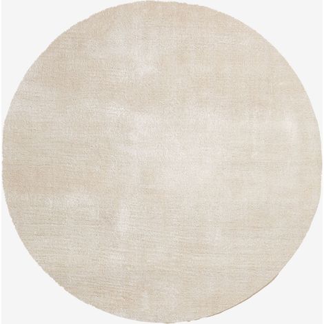 SKLUM Runder Teppich Daroca Creme-Beige Ø120 cm
