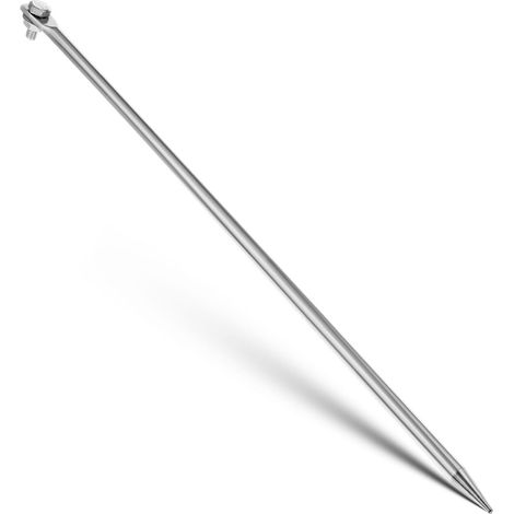 Tige de mise à la terre galvanisée à chaud en fer robuste - Simple - Une broche de mise à la terre pour antenne de maison, antenne parabolique et clôture électrique - Utilisation polyvalente (1/5)