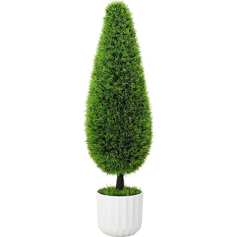 vidaXL Pianta Artificiale Verde 24 x 24 x 90 cm Plastica (1/5)