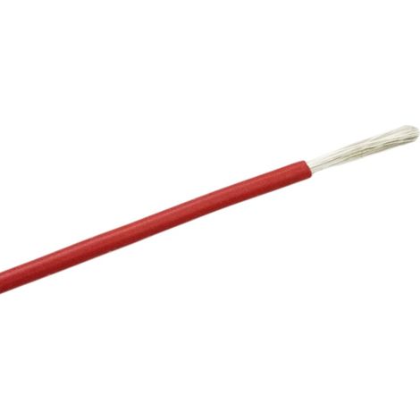 Fil pré-câblé RS PRO, Rouge, 0,25 mm², isolant en Caoutchouc silicone, 200°C Max, longueur 25m ( Prix pour Bobine de 25 Mètres )