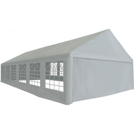 Tendone per Feste in PE 6x12 m Grigio vidaXL (1/5)