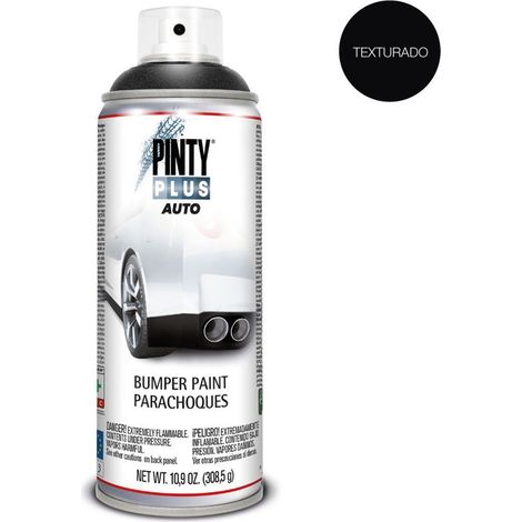 PintyPlus Auto-Stoßstangenlack – strukturiertes schwarzes Spray 520 cc BT104
