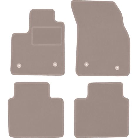 Alfombrillas de terciopelo para Ford Focus MK4 hatchback, sedán, familiar, Turnier, Turnier Active (2018-) beige (1/5)