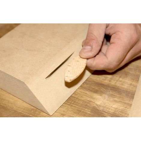 Galletas para uniones (caja de 1.000 uds) - 45x15x4 / Nº 0