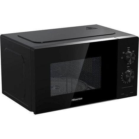 Hisense H20MOBP1 - Horno Microondas Sin Grill 20 Litros Negro (1/5)