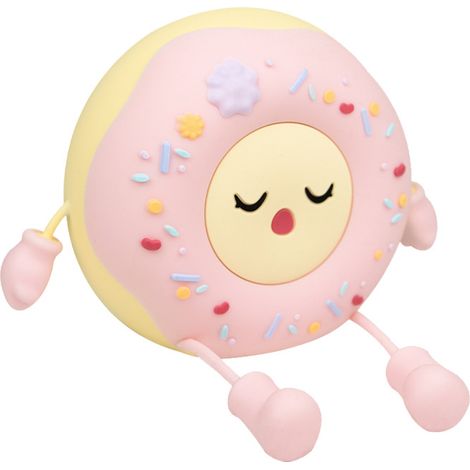 Veilleuse décorative rose en forme de donut (0,4 W), lampe de chevet créative rechargeable, lumière tactile LED, cadeau (1/5)