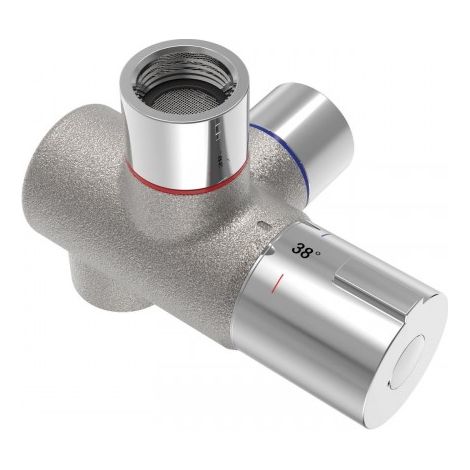 Vanne thermostatique pour le chauffe-eau Chromé - TRES 20725001