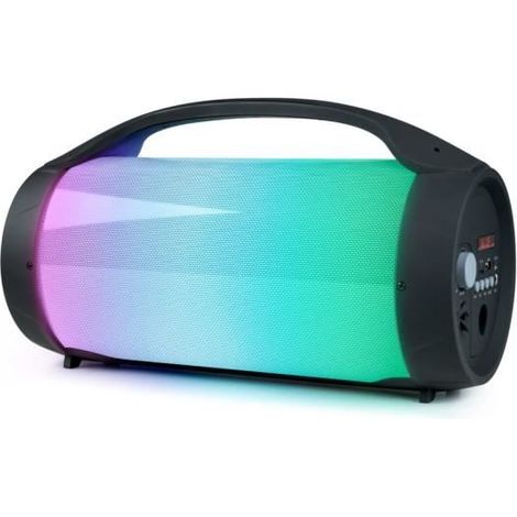 BIGBEN PARTYBTPRO Wireless Lautsprecher - Bluetooth - USB - Micro SD - AUX-IN - 38cm - 75W - Mit kabelgebundenem Mikrofon