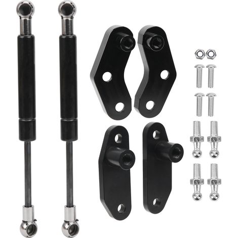 Kit de abridor de puerta de hierro anodizado negro para CanAm Maverick X3 20172020 delantero trasero (1/5)