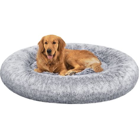 Panier Chien Rond et Chat, Dehoussable Lavable, 120 cm de diamètre (1/5)