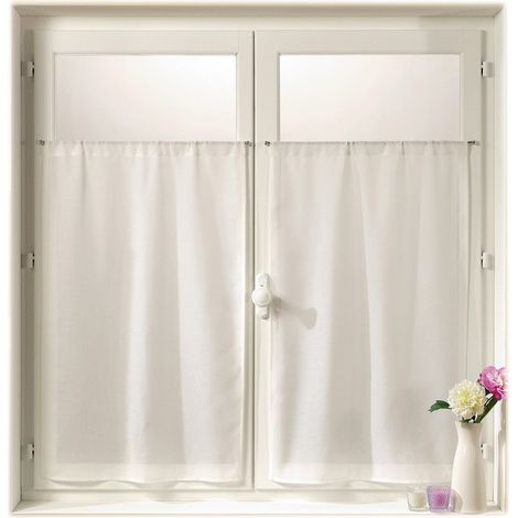 LINDER, Tendine a metà Finestra, 2 pz., Bianco (Weiß), 45 x 60 cm