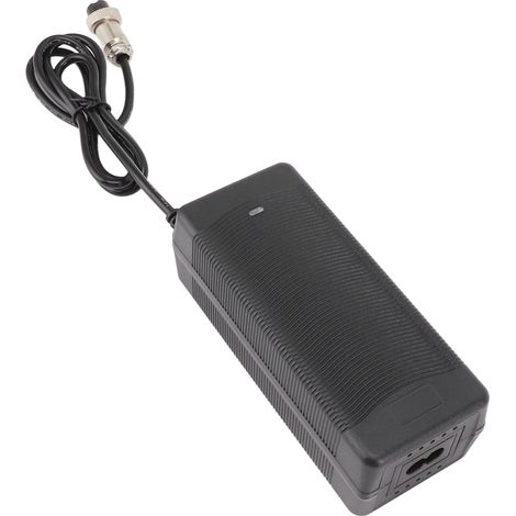 Chargeur 54,6 V 2 A pour trottinette électrique avec connecteur métallique GX16. Chargeur pour vélo électrique avec protection contre les interférences et les surcharges. Prise UE 100-240 V. (1/5)
