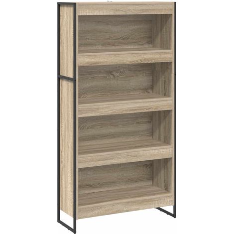 Maison Exclusive - Bücherregal 2 pcs Sonoma 80 x 30 x 155 cm Holz