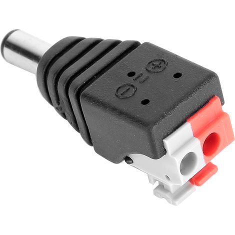 20 Connecteurs DC Mâle 5.5x2.1mm pour Alimentation Secteur - Lot de Pièces (1/4)