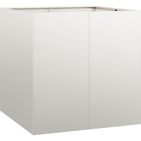 Maison Exclusive - Fioriera 80x80x80 cm in Acciaio Inox (1/5)