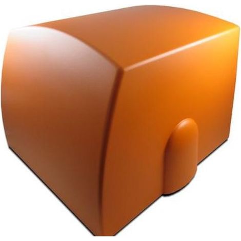 Wolf 1710722 - Capot de silencieux petit pour CNU / CHU - Orange Agate