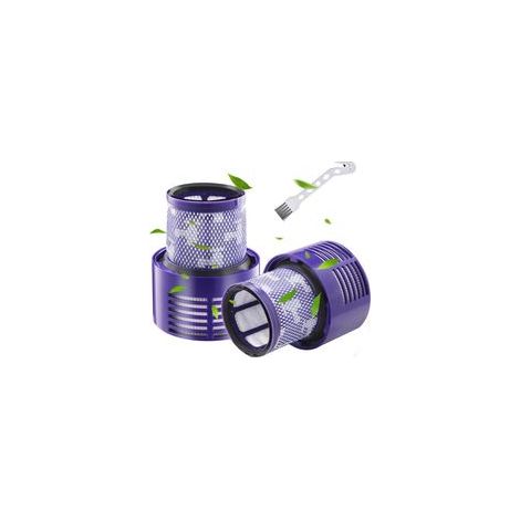 Filtre V10 pour Dyson - Filtre de rechange pour aspirateur Dyson V10 Cyclone (séries Absolute, Animal, Motorhead et Total Clean) - Aspirateur sans fil SV12 - Référence : 969082-01 (1/5)
