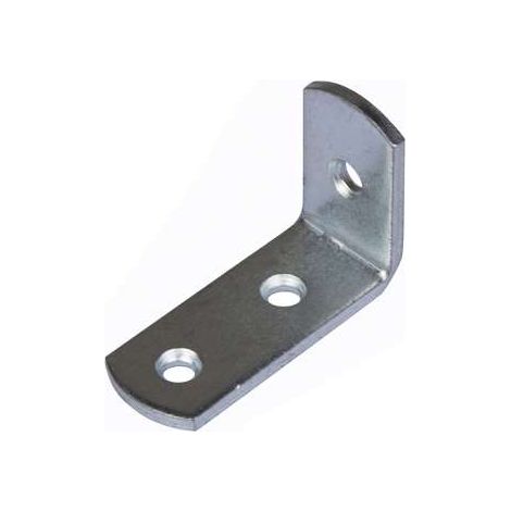 Squadretta reggipiani zincata 20 x 30 x 12 spessore 2 mm. - 4 pz.
