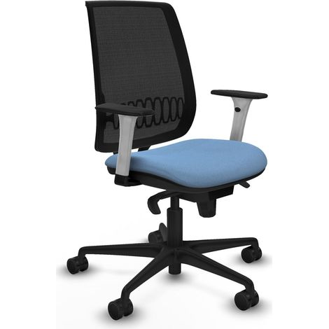Silla de oficina piqueras y crespo Alares blanco espuma inyectada (1/2)