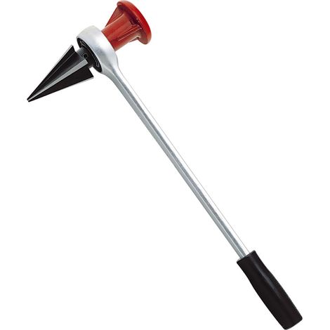 Virax – Alésoir tube acier 1/8'-2' complet – Bras de manœuvre à cliquet 18 mm – 5 lèvres en acier forgé – Coupe nette et précise